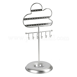 Espositori in ferro, portagioielli per orecchini, braccialetto, conservazione della collana, nuvola, 14x35cm