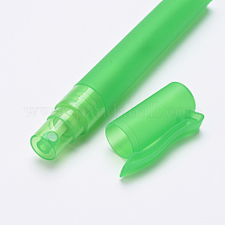 Sprühflaschen aus Kunststoff, Parfüm-Flaschen, grün, 13.45~13.5 cm, Kapazität: 10 ml