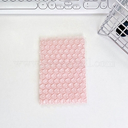 Sacs d'emballage en plastique, courrier à bulles de coeur, rectangle, rose, 10x15 cm