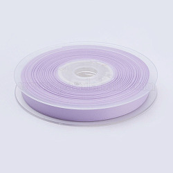 Ruban de satin mat double face, Ruban de satin de polyester, lavande, (3/8 pouce) 9 mm, 100yards / roll (91.44m / roll)
