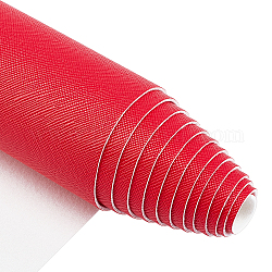 Similpelle, per accessori per l'abbigliamento, rosso, 135x30x0.12cm