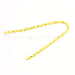 Cordones de polipropileno, para estacas de tienda, clavijas de tierra, amarillo, 210x2.5mm