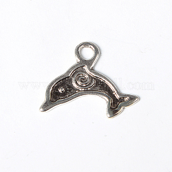 Tibetan Style Alloy Pendants, Lead Free and Cadmium Free, Antique Silver, 20mm long, 25mm wide, 1mm thick, hole: 3mm