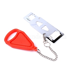 Pp con serratura portatile in ferro sicurezza domestica, blocco da viaggio, accessori di chiusura antifurto, rosso, 28.5cm