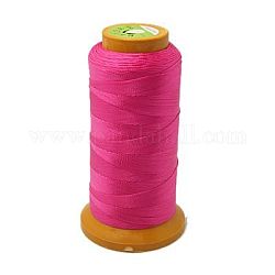 Hilo de coser de nylon, de color rosa oscuro, 0.1mm, aproximamente 640~680 m / rollo