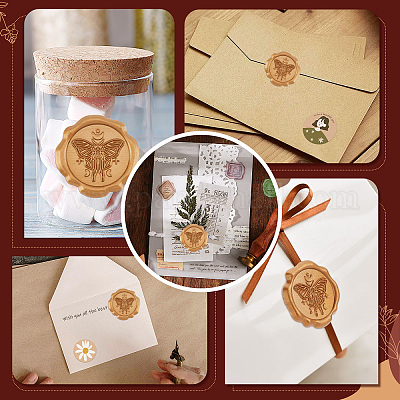 Shop CRASPIRE 108PCS Wax Seal Stickers Wedding Invitation Sealing Stickers  6 Styles PVC Envelope Seal Sticker for Invitation for Jewelry Making -  PandaHall Selected