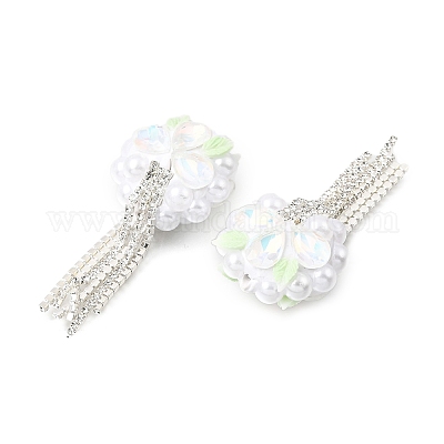 Handgemachte Fimo-Perlen Strass&nbsp;CLAY-Z006-02A-1