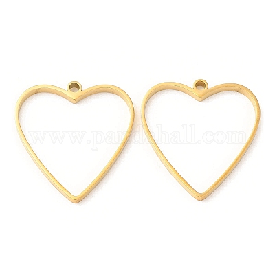 24k Gold Over Silver Pressed Flower Heart Pendant Necklace