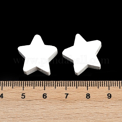 Sprühlackierte Holzperlen&nbsp;WOOD-F017-01A-1