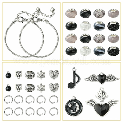 DIY-Armband-Bastelsets aus Legierung und Messing im europäischen Stil&nbsp;DIY-FS0007-23-1