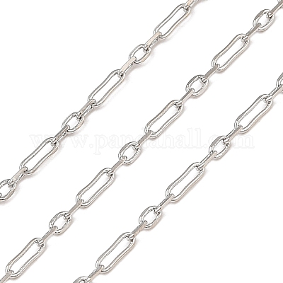 Catene a maglie in ottone placcato a cremagliera&nbsp;CHC-A010-08P-1