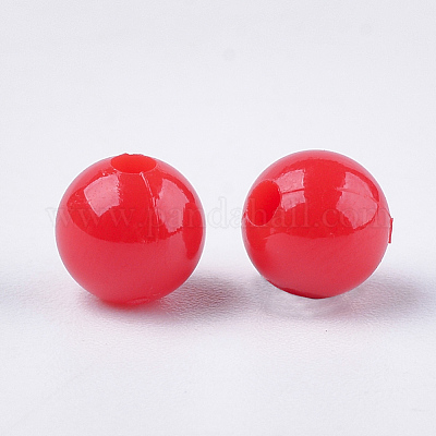 Perle di plastica opache&nbsp;KY-T005-6mm-604-1