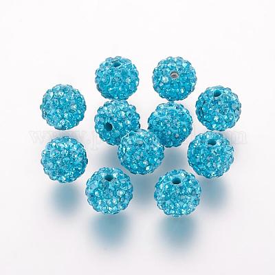 Polymer Ton Strass Perlen&nbsp;RB-K050-8mm-C24-1