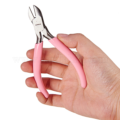 End Cutting Pliers 4-Inch Mini Precision End Nippers Wire Cutter Pliers  Nail Puller Tool 