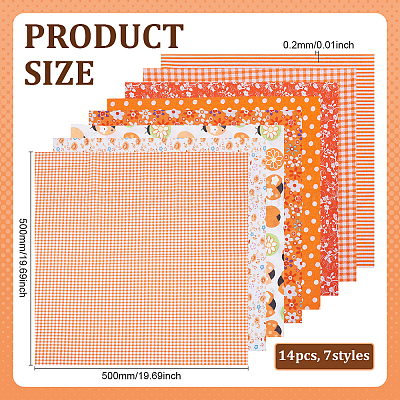 Tessuto di cotone&nbsp;DIY-WH0504-869B-1