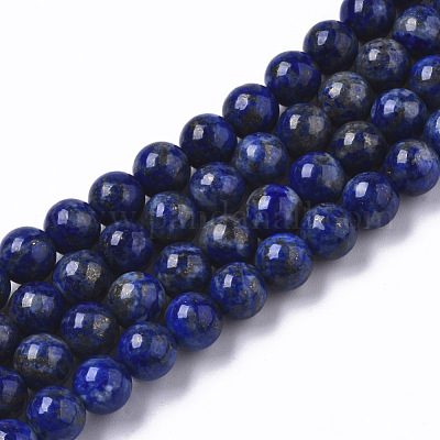 Natürlicher Lapislazuli Perlenstränge&nbsp;G-R465-22B-1