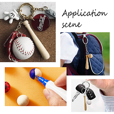 Mini Baseball Bat Keychain
