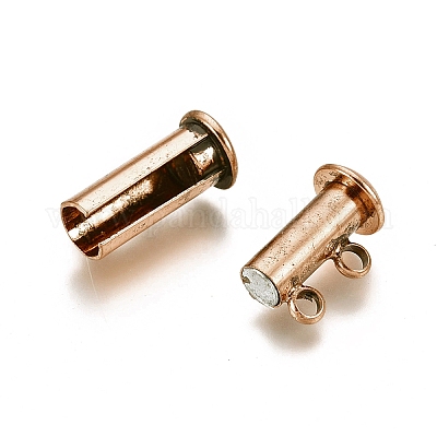 Wholesale Tube Brass Magnetic Slide Lock Clasps 