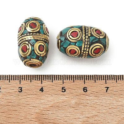 Handmade tibetischen Stil Perlen&nbsp;KK-Z157-03AG-01-1