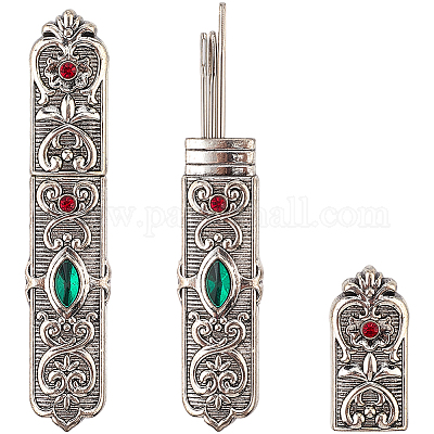 Scatole porta aghi in lega di strass&nbsp;FIND-WH20020-235AS-1