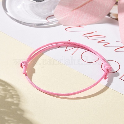 50 Stück Gewachste Polyester-Kordeln Für Armbänder – Verstellbar, Koreanisches Design