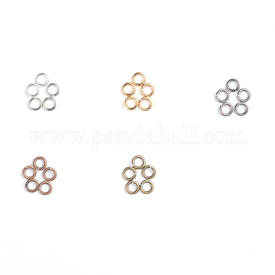 Messing Open Ringe springen&nbsp;KK-JQ0001-02-5mm-1