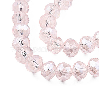 Chapelets de perles en verre électroplaqué&nbsp;EGLA-A034-T6mm-A03-1