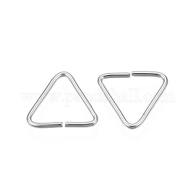 Anello di collegamento a triangolo in ottone&nbsp;KK-N232-331D-01-1