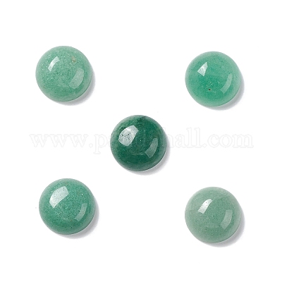 Natürlichen grünen Aventurin Cabochons&nbsp;G-P393-R15-12mm-1