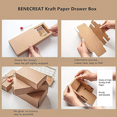 Scatola di piegare la carta kraft&nbsp;CON-BC0004-32C-A-1