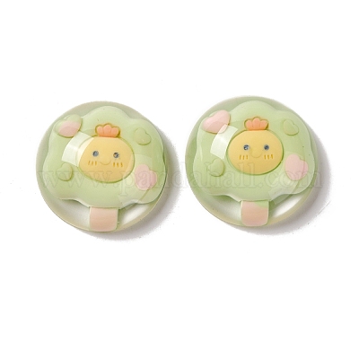 Transparente Harzcabochons&nbsp;RESI-G034-B08-1