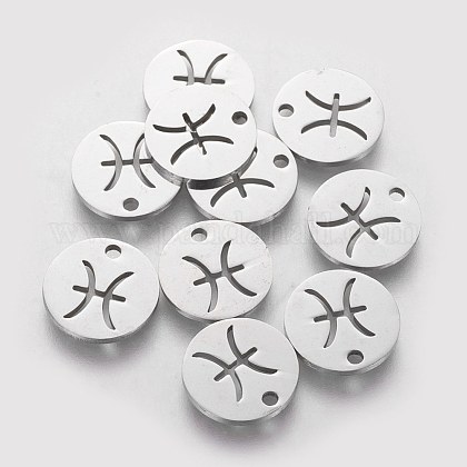 304 Stainless Steel Charms STAS-Q201-T095-12-1