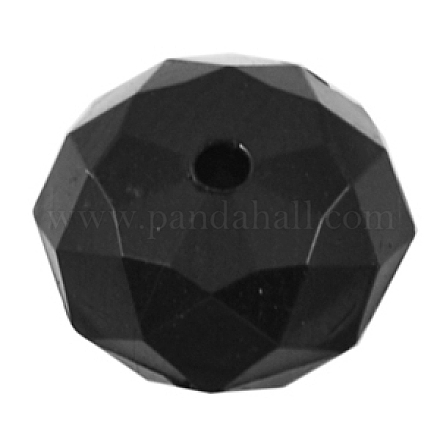 Faceted Rondelle Acrylic Beads X-PL408Y-12-1