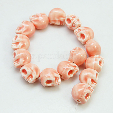 Handmade Porcelain Beads Strands PORC-A057-11-1