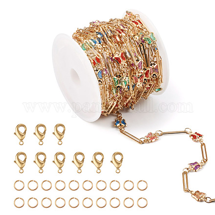 Kit para hacer collares y pulseras de cadena diy pandahall DIY-TA0005-13-1