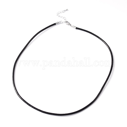 Round Leather Cord Necklaces Making AJEW-E010-02-1.5mm-1