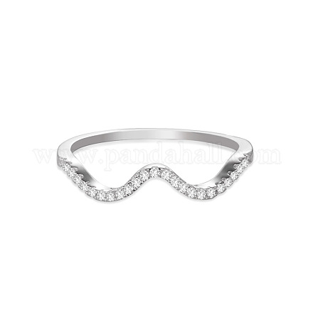 SHEGRACE Simple Fashion Sterling Silver Finger Ring JR66A-1