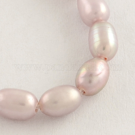 Natural Cultured Freshwater Pearl Beads Strands PEAR-Q003-5mm-02-1