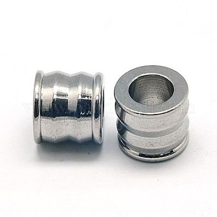 201 Stainless Steel Beads STAS-E039-17A-1