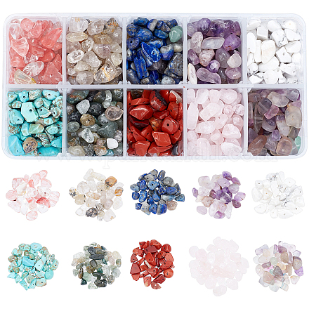 ARRICRAFT Natural & Synthetic Mixed Gemstone Beads G-AR0001-13-1