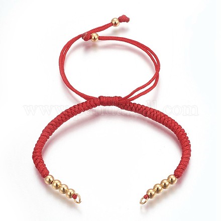 Fabrication de bracelets de perles tressées en nylon BJEW-F360-F18-1