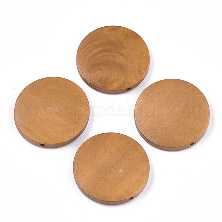 Painted Natural Wood Beads X-WOOD-S049-02A-06-1