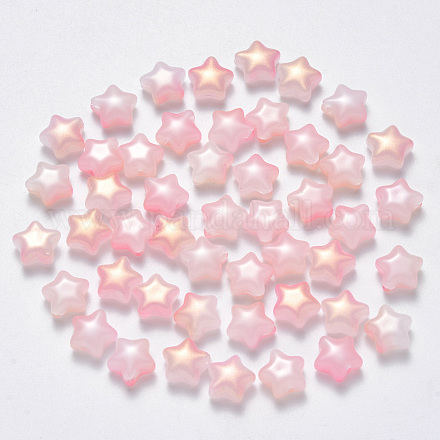 Imitation de perles de verre de jade GLAA-R211-04-B03-1
