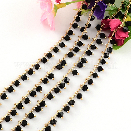 Handgefertigte Perlenketten aus Messing CHC-R118-06-1