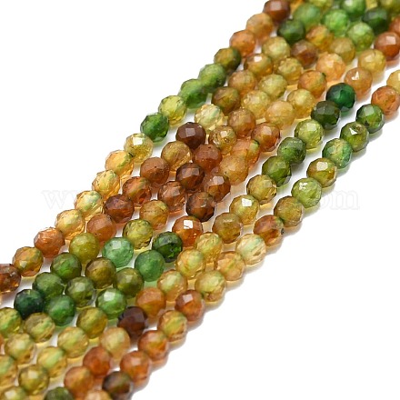 Chapelets de perles en tourmaline naturelle G-P457-A02-14D-1
