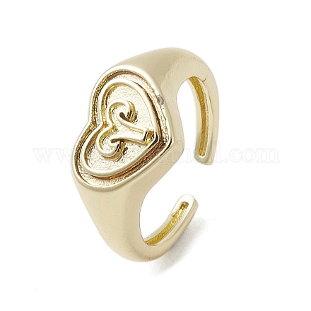 Anelli aperti regolabili in ottone RJEW-K257-86G-01-1