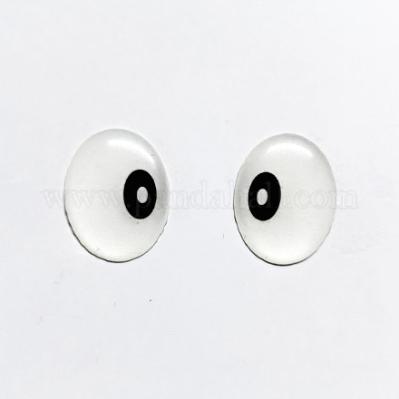 Ojos de muñeca de plástico autoadhesivos DOLL-PW0015-03A-1