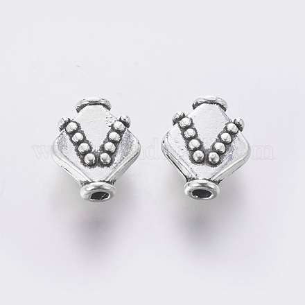 Perles en alliage de style tibétain X-LF0859Y-NF-1