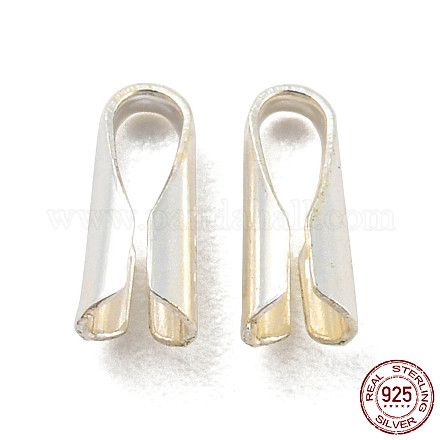 925 Sterling Silver Cord End STER-Q191-06B-S-1
