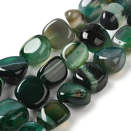 Natural Agate Beads Strands G-H295-D01-03-1
